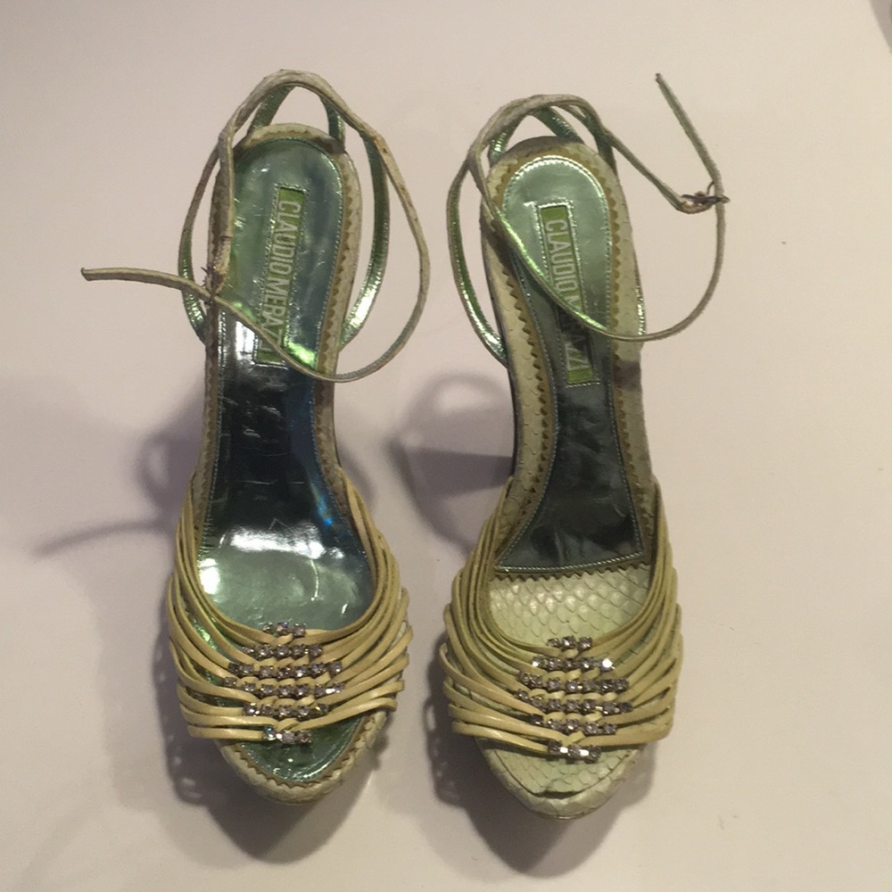 Claudio Merazzi platform sandals
